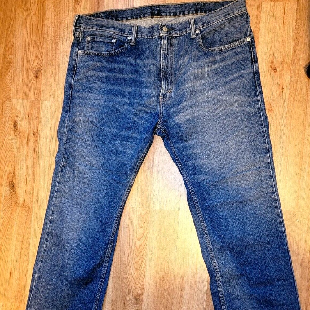 Levi's Men's Size 40x30 in Straight Relaxed 550 Relaxed Fit Blue Cotton Jeans